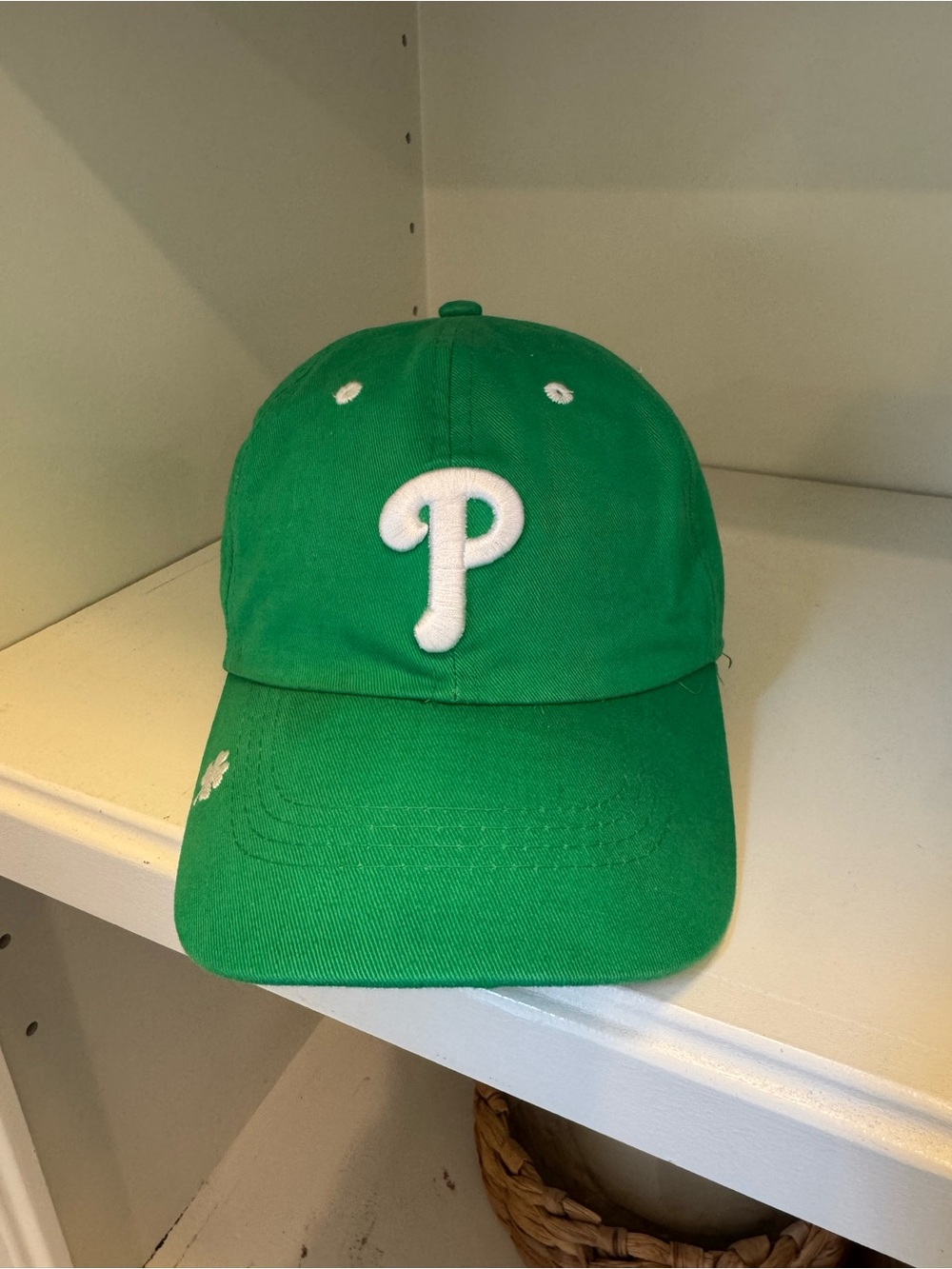 Kelly Green LIMITED EDITION Baseball Cap with White Phillies Logo